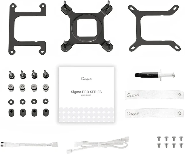 Система жидкостного охлаждения для процессора Ocypus Sigma L24 Pro WH White (Sigma-L24-WH2ANWL00P-GL)