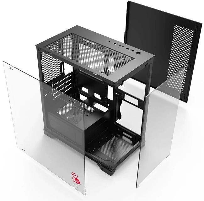 Корпус Bloody BD-CC103 черный без БП (BD-CC103-BK)