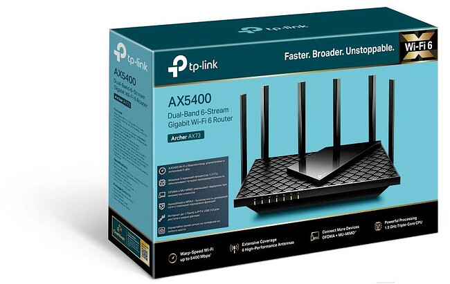Беспроводной маршрутизатор TP-Link Archer AX73