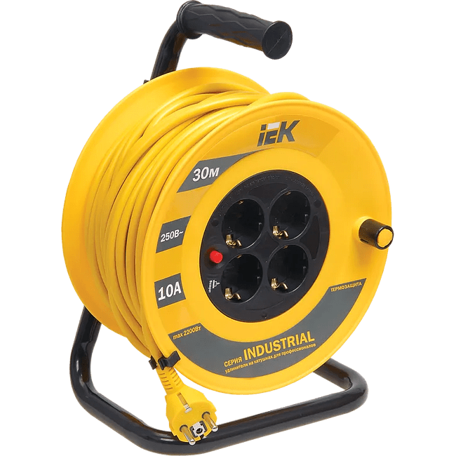 Удлинитель на катушке IEK Industrial УК30 (WKP14-10-04-30)