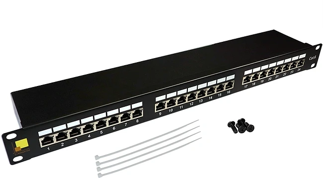 Патч-панель Lanmaster LAN-PPI24S6