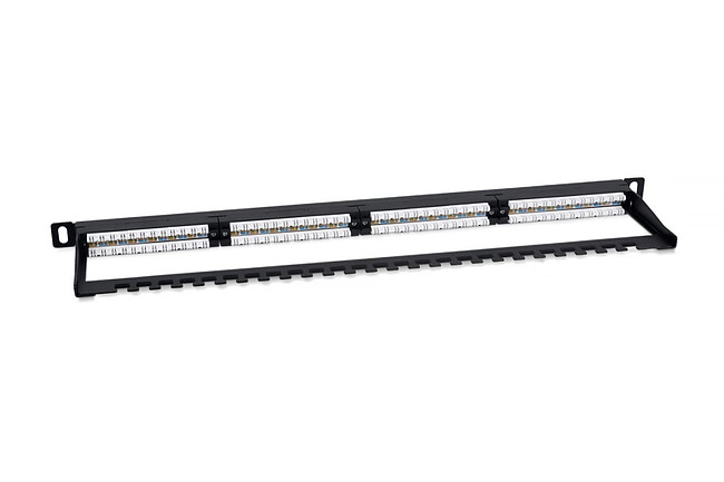 Патч-панель Cabeus PLHD-24-CAT.5E-DUAL-90-0,5U