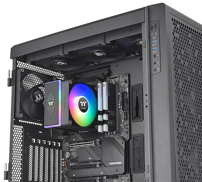 Кулер для процессора Thermaltake Astria 400 ARGB черный (CL-P120-CA12SW-A)