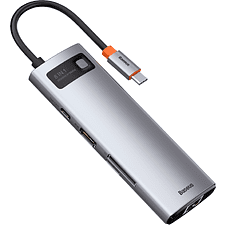 USB-хаб Baseus Metal Gleam Gray (CAHUB-CV0G)