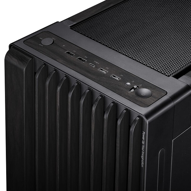 Корпус ASUS Proart PA602 Wood Metal PWM Black (90DC00J0-B09020)