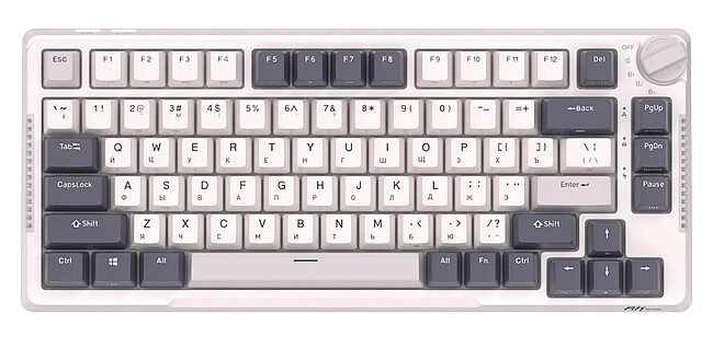 Клавиатура Royal Kludge RK-H81 Blue switch/White Night