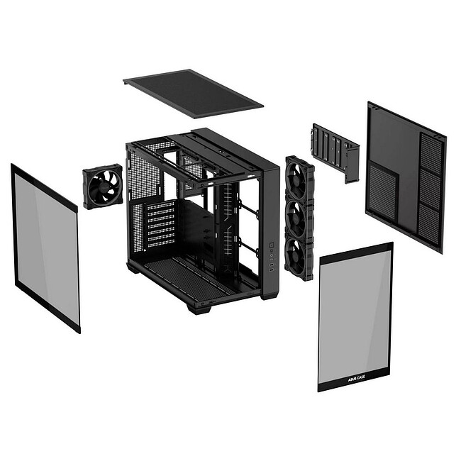 Корпус Asus A32 Plus TG ARGB без БП Black (90DC00S0-B19000)