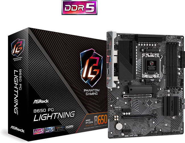 Материнская плата ASRock B650 PG Lightning DDR5