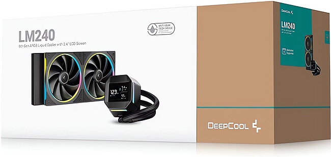 Система жидкостного охлаждения для процессора Deepcool LM240 Black (R-LM240-BKDMMC-1)