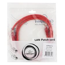 Патч-корд Cablexpert PP12-1.5M/R красный (078146)