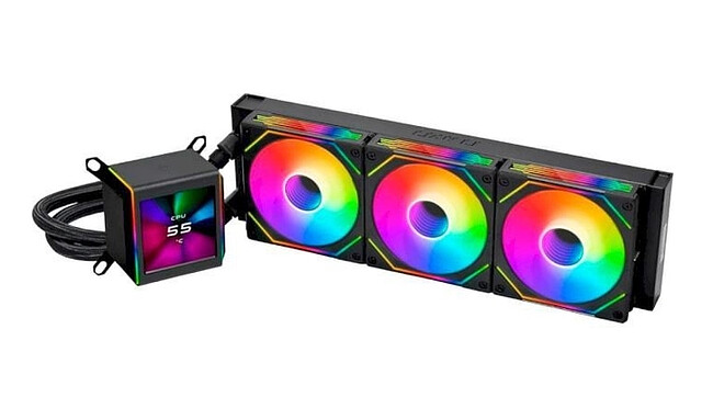 Кулер для процессора Lian Li Galahad II LCD SL-Infinity 360 Black (G89.GA2ALCD36INB.00)