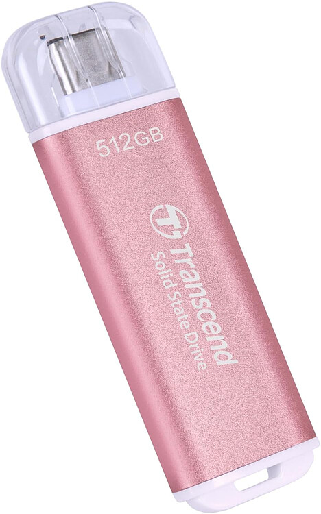 Внешний накопитель Transcend ESD300 2TB розовый (TS2TESD300P)