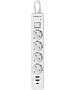 Сетевой фильтр Defender DFS 143 белый (99434)