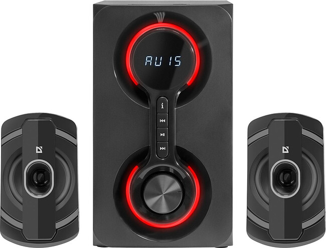 Акустика Defender Eclipse 2.1 черный (65593)