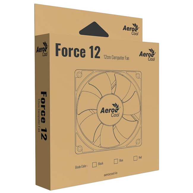 Кулер для корпуса AeroCool Force 12 PWM черный (ACF3-FC01110.11)