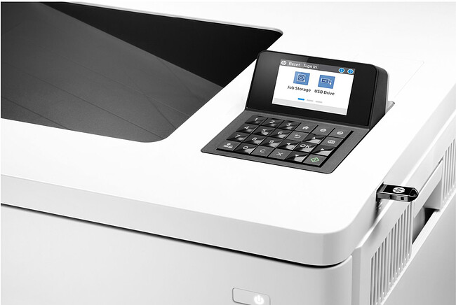Принтер HP Color LaserJet Enterprise M554dn белый (7ZU81A)