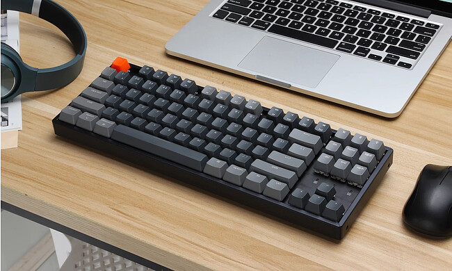 Клавиатура Keychron K8 Grey Gateron G pro Brown Switch (K8-J3-RU)