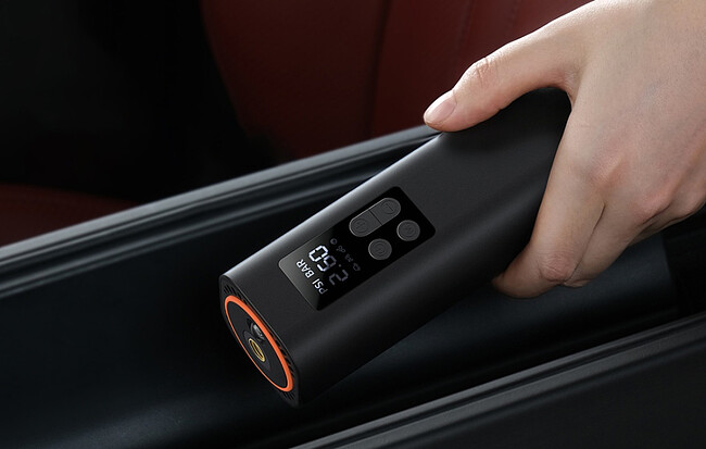 Автомобильный компрессор Baseus Super Mini Inflator Black (CRCQ000001)