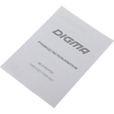 Роутер беспроводной Digma DWR-N301 черный