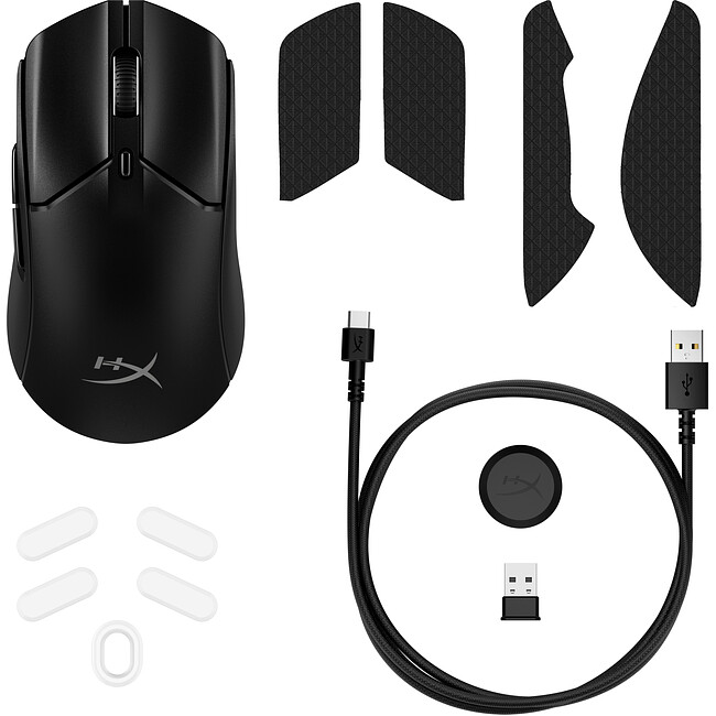 Мышь HyperX Pulsefire Haste 2 черный (6N0B0AA)