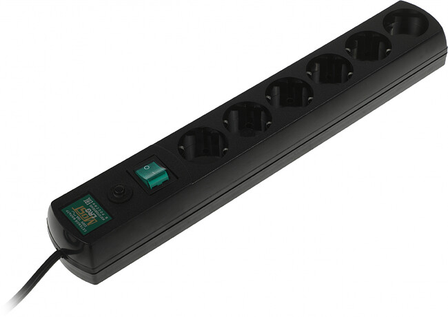 Сетевой фильтр Most LRG 6-1.6-Ч черный Сетевой фильтр Most LRG 6-1.6-Ч черный