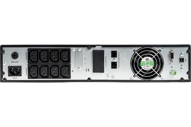 Источник бесперебойного питания Бастион Skat 1500-RACK-ON-3X9-E P3 черный (8765)