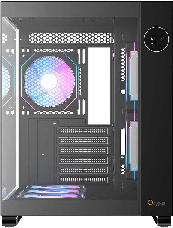 Корпус Ocypus Iota C70 ARGB без БП Black (Iota-C70-BKD600XX-GL)