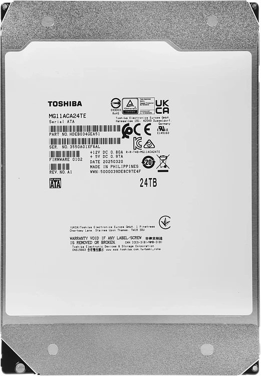 Жесткий диск Toshiba MG11 24Tb (MG11ACA24TE)