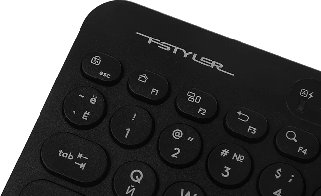 Клавиатура A4Tech Fstyler FBK36C AS черный (FBK36C AS)