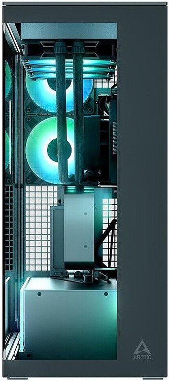 Корпус Arctic Xtender VG без БП Black/Clear Glass (ACPCC00024A)