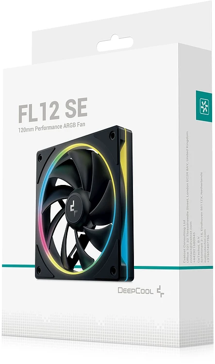 Вентилятор для корпуса Deepcool FL12 SE Black (R-FL12SE-BKAPN1-G)
