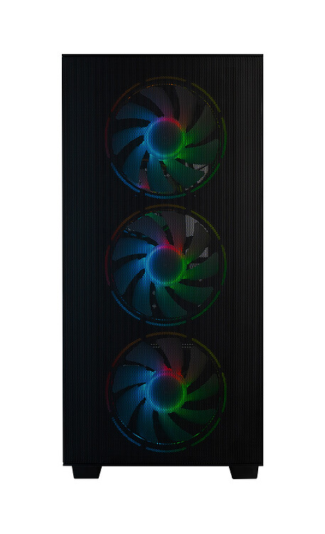 Корпус HAFF Fancy mATX без БП черный