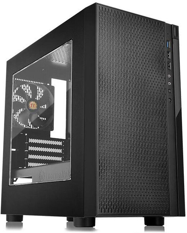 Корпус Thermaltake Versa H18 Window без БП mATX (CA-1J4-00S1WN-00)