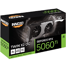 Видеокарта Inno3D RTX 5060 Ti Twin X2 OC 8Gb D7 (N506T2-08D7X-193075N)