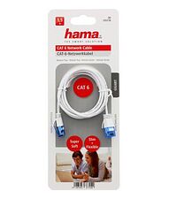 Патч-корд Hama Slim-Flexible 1.5м белый (00135778)