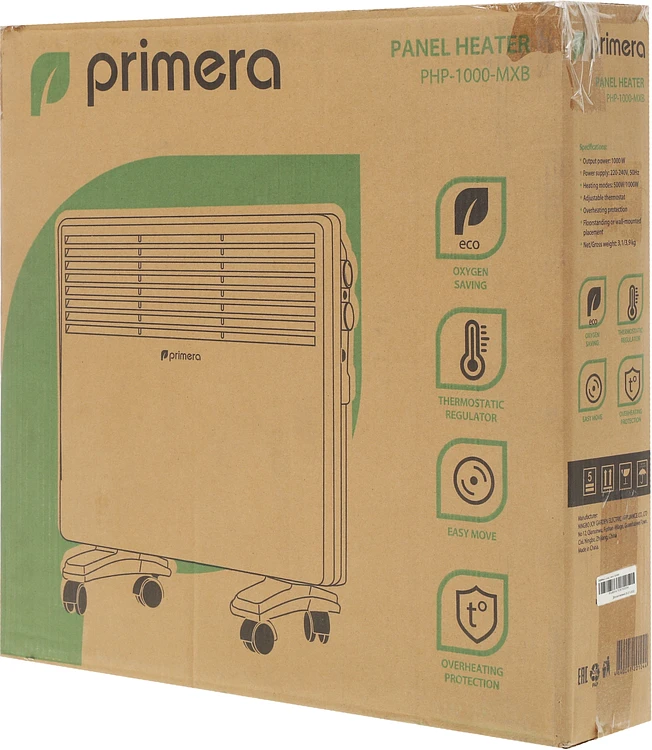 Конвектор Primera PHP-1000-MXB белый