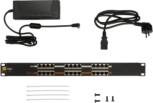Патч-панель Lanmaster LAN-PP12-POE/A1