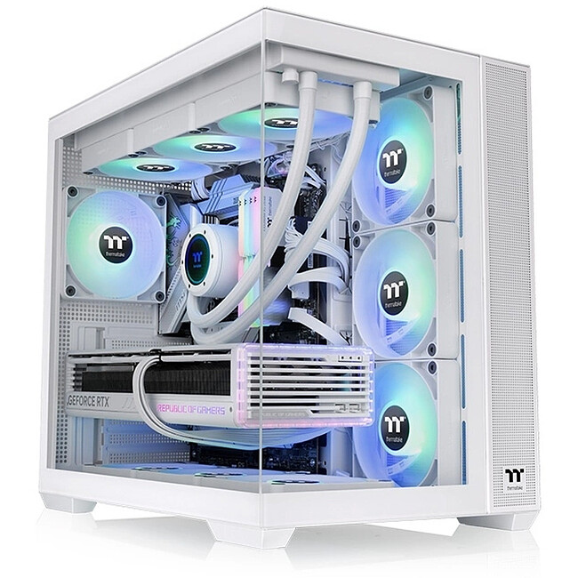 Корпус Thermaltake View 380 TG ARGB белый без БП (CA-1Z2-00M6WN-00) Корпус Thermaltake View 380 TG ARGB белый без БП (CA-1Z2-00M6WN-00)