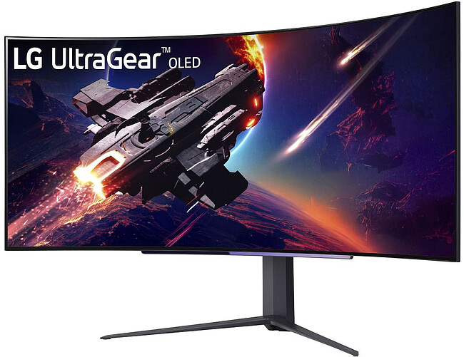 Монитор LG UltraGear 45GR95QE-B черный