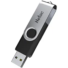 USB Flash-накопитель Netac U505 4GB черный/серебристый (NT03U505N-004G-20BK)