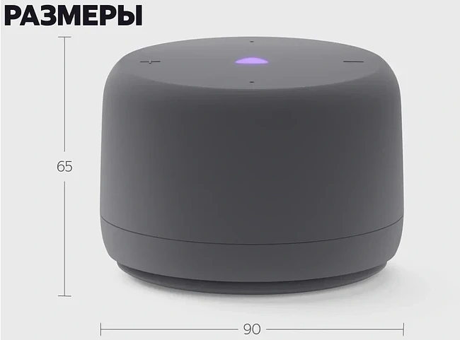 Умная колонка Яндекс Станция Лайт 2 графит (YNDX-00028GRY)
