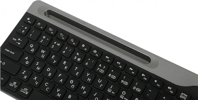 Клавиатура A4Tech Fstyler черный/серый (FBK25)