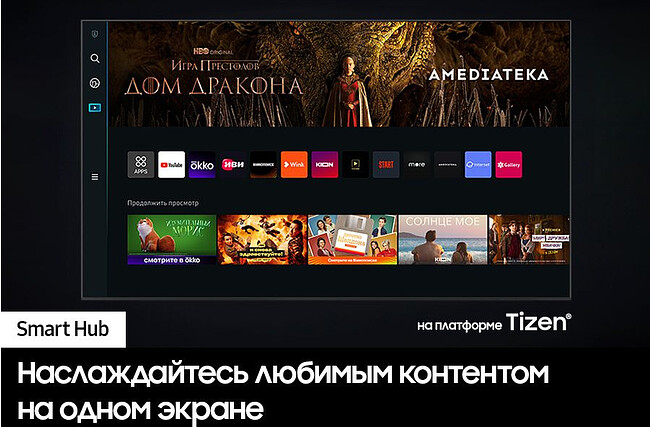 Телевизор Samsung QE75Q60CAUXRU