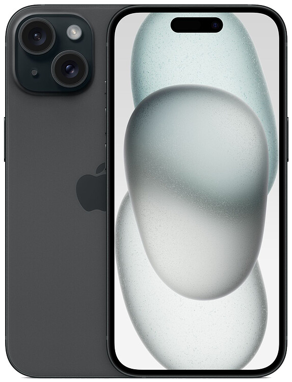 Смартфон Apple A3090 iPhone 15 128Gb черный (MTP03HN/A)