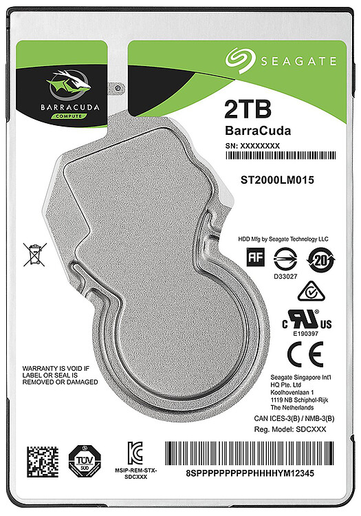 Жесткий диск Seagate 2TB ST2000LM015