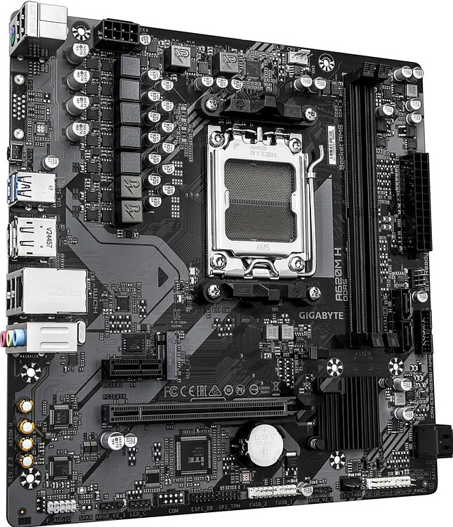 Материнская плата GigaByte A620M H rev. 2.2