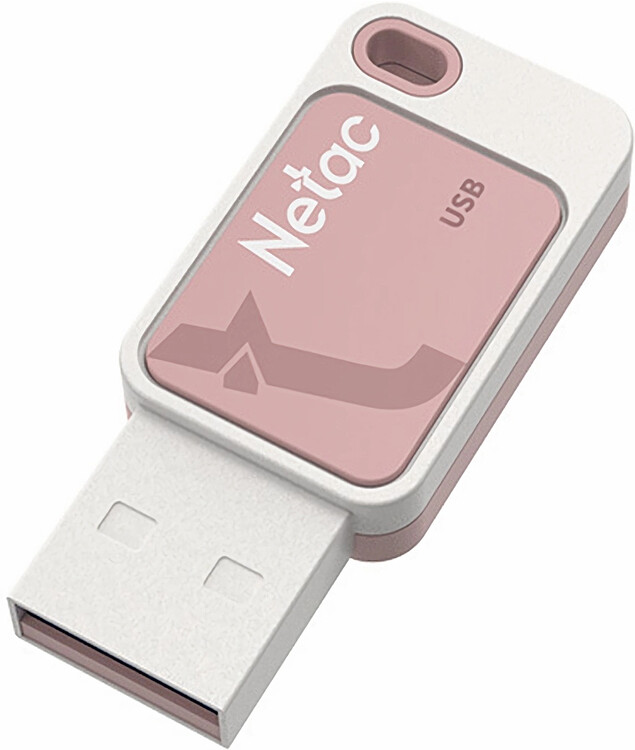 USB Flash-накопитель Netac UA31 64Gb розовый (NT03UA31N-064G-20PK)