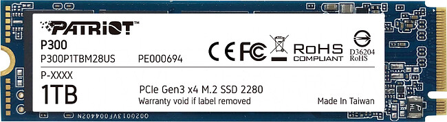 SSD диск Patriot P300P1TBM28
