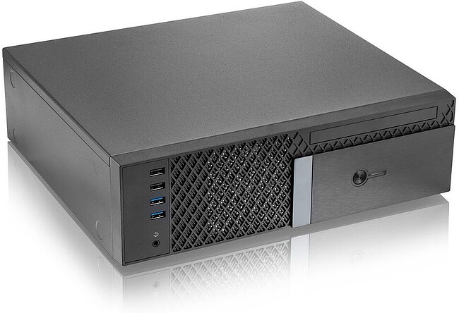 Корпус FoxLine FL-1001 Black 300W (FL-1001-TFX300S-U32C)