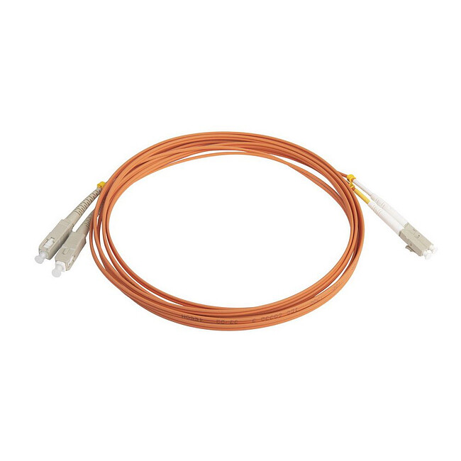 Патч-корд Hyperline FC-D2-50-LC/PR-SC/PR-H-3M-LSZH-OR